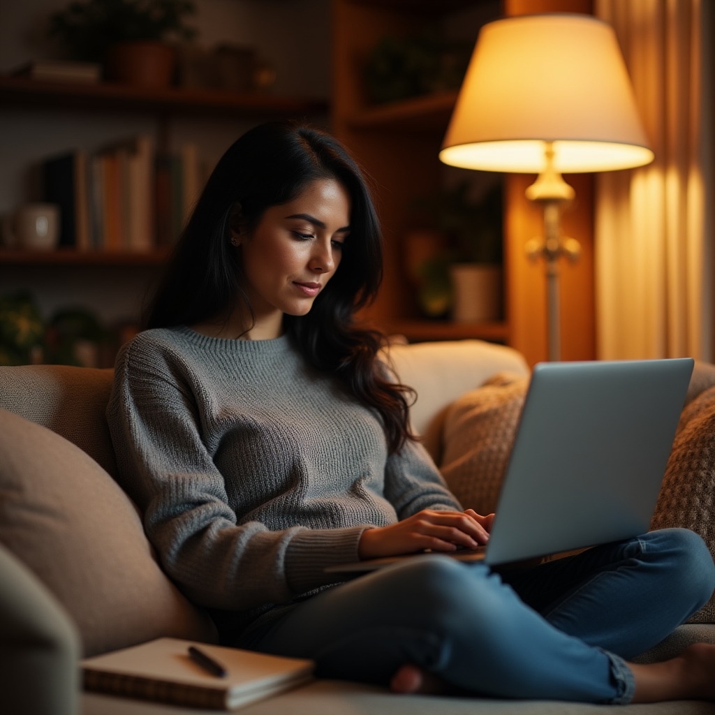 Person learning financial concepts on a digital platform